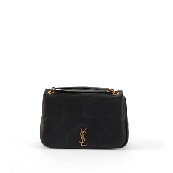 Saint Laurent 'Jamie' Black 4.3 Small Quilted Leather Shoulder Bag - Picture 1 of 4